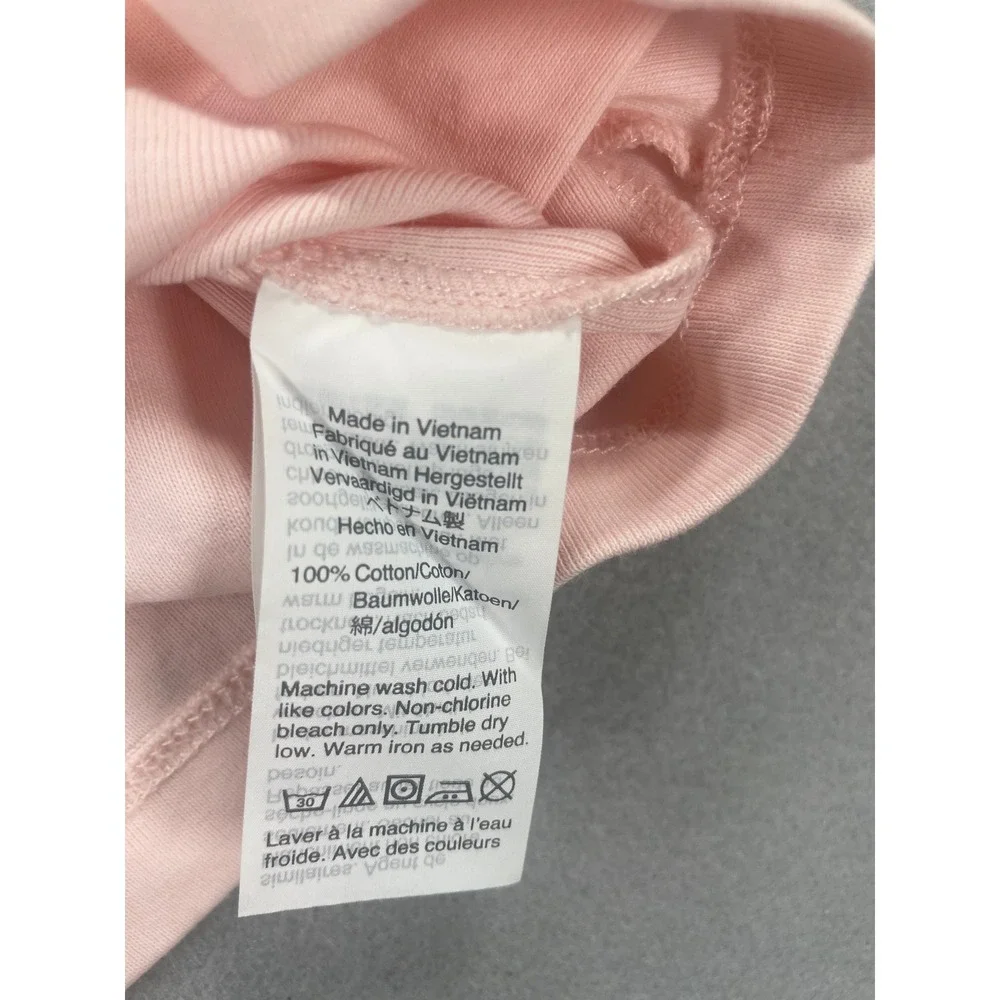 J. Crew Womens Tank Top Light Pink Cotton Scoop Neck Size M
